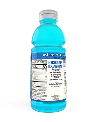 Sqwincher Activity Drink Bottles | Mixed Berry Flavored | Low Calorie | Low Sodium | Ready-To-Drink | Electrolyte Replenis...