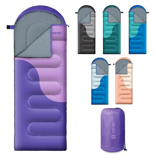 Sleeping Bags for Adults&Kids,Lightweight Waterproof Warm Weather Sleeping Bag,Compact Portable Sleeping Bag for Camping,E...