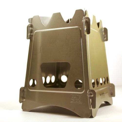Emberlit Stainless Steel stove,Compact Design Perfect for Survival, Camping, Hunting & Emergency Preparation