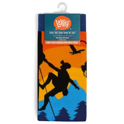 Lavley Outdoors Socks - Hiking and camping gifts for men and women - Great for nature lovers - Holiday or birthday gift