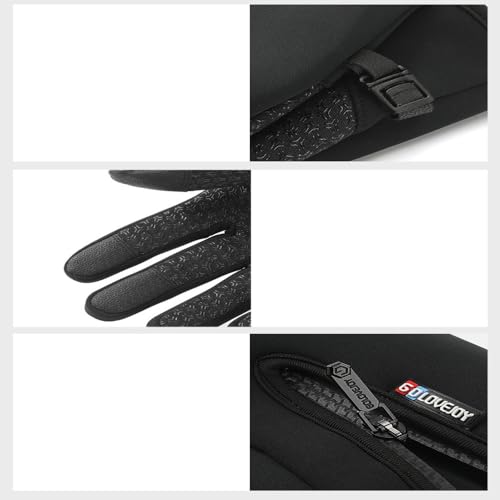 Winter Waterproof Ski Snow Warm Gloves for Men Women Windproof Cold Weather for Cycling Sports Outdoor Daily Work