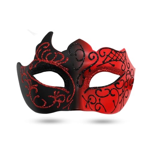 Aqearl Masquerade Mask for Men Vintage Venetian Mask Halloween Mask for Party Prom Ball Costume Mask