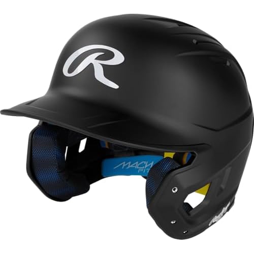 Rawlings | MACH FIT Baseball Batting Helmet | Multi-Directional Flex | Fits 6 3/8" - 7 5/8" | Multiple Colors