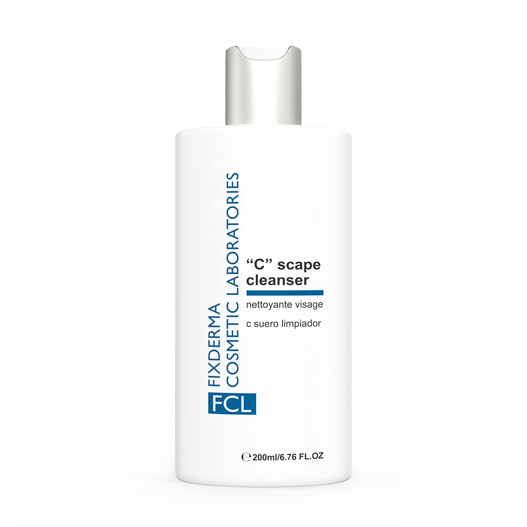FCL 2% Vitamin C Face Wash, C Scape Cleanser for Gentle Exfoliation and Brightening | Cleanser Face Wash For Unevenly Pigmented Skin | Dark Spot Cleanser for Face - 200ml/6.76 Fl Oz
