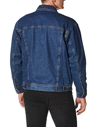 Wrangler mens Flannel Lined Denim Jacket