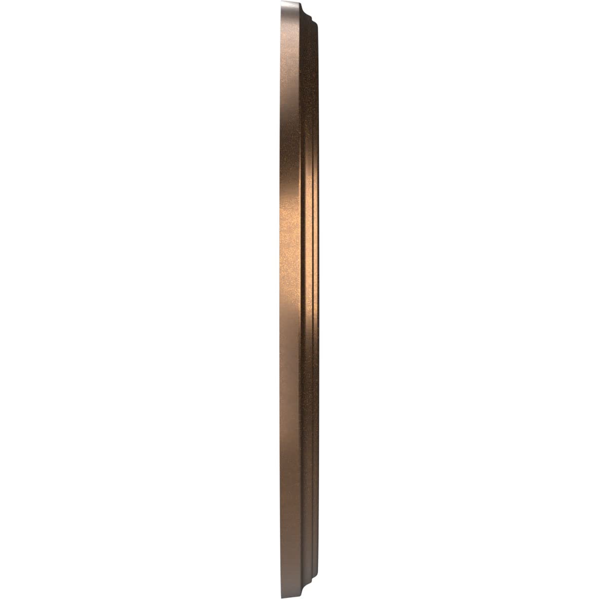Ekena Millwork Cmp10Becab Berkshire Thermoformed Pvc Ceiling Medallion (Fits Canopies Up To 4 1/2), 10Od X 3 1/2Id X 3/4P, Metal