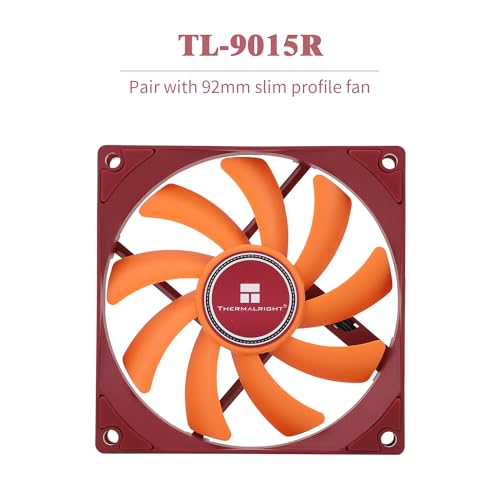 Thermalright AXP90-X53 Full Cooper Low Profile CPU Cooler ITX,with 92mm TL-9015R Slim PWM Fan ITX CPU Cooler,AGHP Technolo...