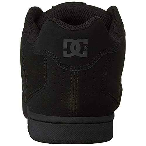 DC mens Net Skate Shoe, Black/Black/Black, 14 US