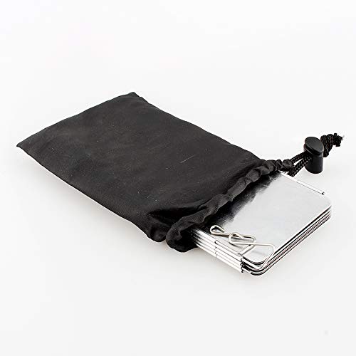 Foldable Outdoor Camping Stove Windscreen, 9-Plate Survival Cooker Gas Stove Wind, Metal Material, Compatible for Camp and...