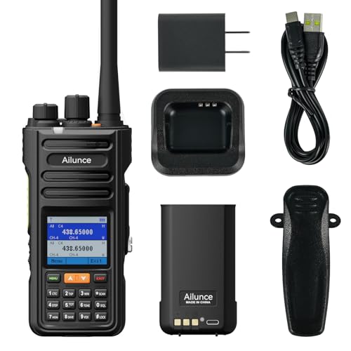 Retevis Ailunce HA2 Ham Radio with Bluetooth, APP Control, APRS/GPS, Dual Band Handheld Ham Radio, IP67 Waterproof, Aviati...
