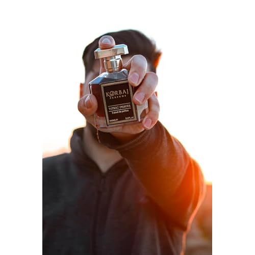 KORBAJ PARFUMS Toxic Desire - Arabian Perfume for Women and Men, EDP Mens Cologne with Cognac Oil, Oak Absolute, Cinnamon Essence, Tonka Bean - Sandalwood, Praline - Vanilla Perfume 100ml