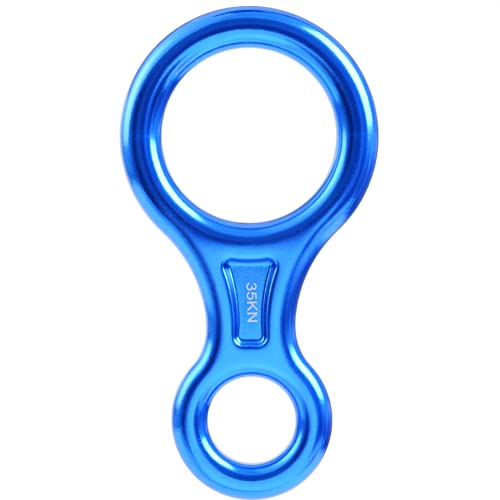PROND Terminal 8 Descender, Climb Aluminum Figure 8 Descender Rigging Plate Heavy Duty, 35KN Aluminum Alloy Descender for ...