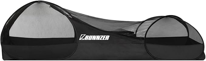 L RUNNZER Single Person Pop Up Tent, 1 Person Mosquito Net Tent