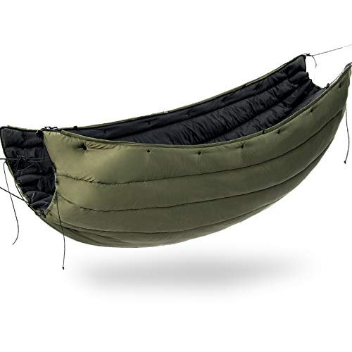 onewind Double Hammock Underquilt Warm Insulation Ultralight 3-4 Season Camping Quilt, Portable for Hiking, Backpacking