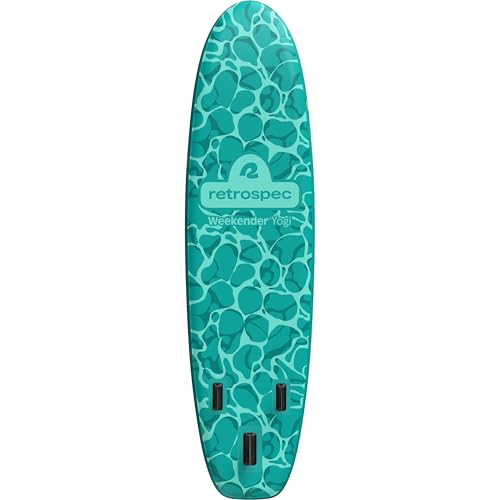 Retrospec Weekender Yogi 10’8 Extra Wide Yoga Paddle Board with Pump and Accessories, Non-Slip, Puncture Resistant, Lightw...