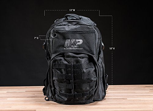 Smith & Wesson M&P Duty Series Small Backpack with Weather Resistance, Ballistic Fabric Construction and MOLLE for Huntin...