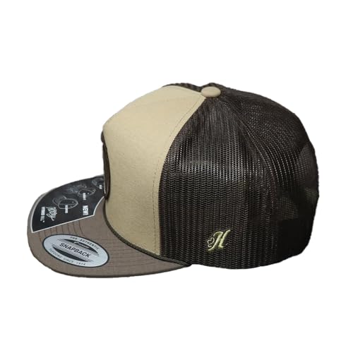HOOEY Oil Gear (HOG) Trucker Hat for Men - Adjustable Snapback Mesh Baseball Cap - Western Work & Casual Wear Breathable Mesh