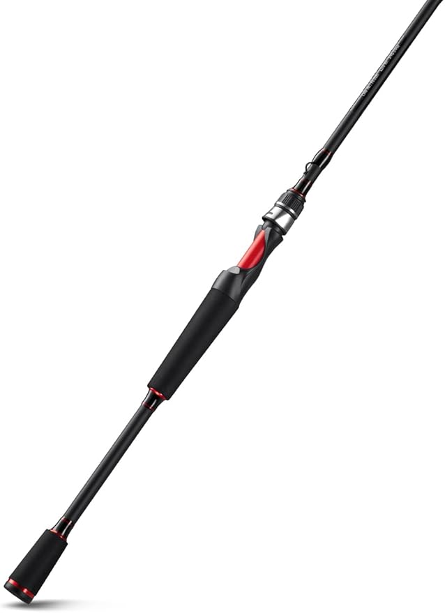 Piscifun Torrent Fishing Rod, IM6 Carbon Baitcaster Rod & Spinning Rod, High Sensitive Lightweight Casting Rod & Spinning ...