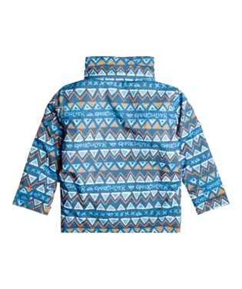Quiksilver Boys' Ages 2-7 Little Mission 10K Grow System Snow Jacket - Snow Pyramid Majolica Blue | Size 2