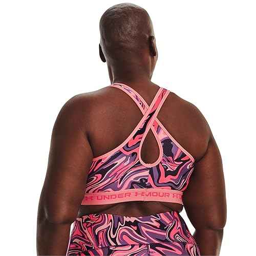 Under Armour Womens Crossback Mid Printed Bra