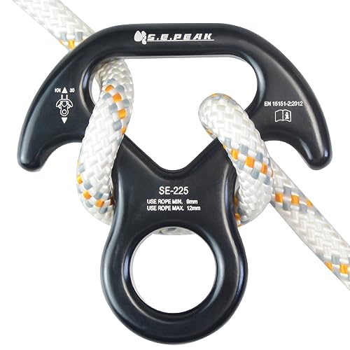 S.E.PEAK 30kN/35kN/40kN Rescue Figure 8 Descender Climbing Gear Downhill Equipment Rigging Plate Rappeling Device for Rock...