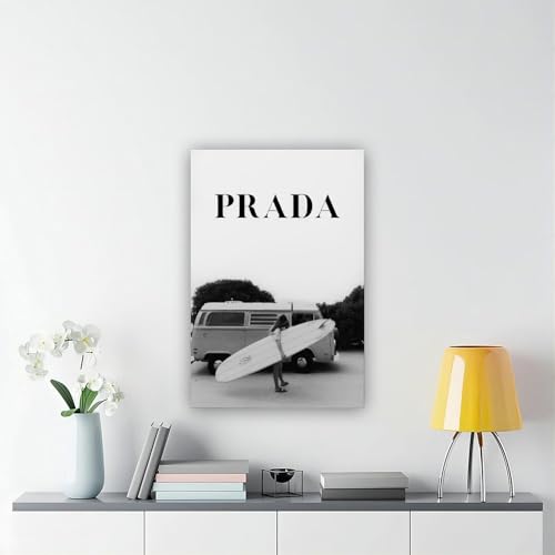 Dehub Black And White Luxury Poster for Home Office Decoration Chic Fashion Canvas Prints for Wall Aesthetic Perfect Gifts for Birthday Party Unframe-style 24x36inch(60x90cm)