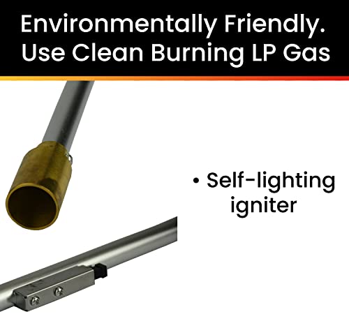 Hot Max 18,000 BTU Self-Lighting 36” Lightweight Propane Garden Torch, | PN: GTORCH