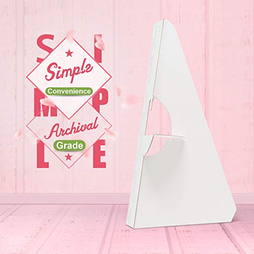 Lineco 25 Pack Cardboard Easel Backs 15 Inch, Self Stick Stand Display Signs, Canvas, Photographs, Brochures, Posters, Art...