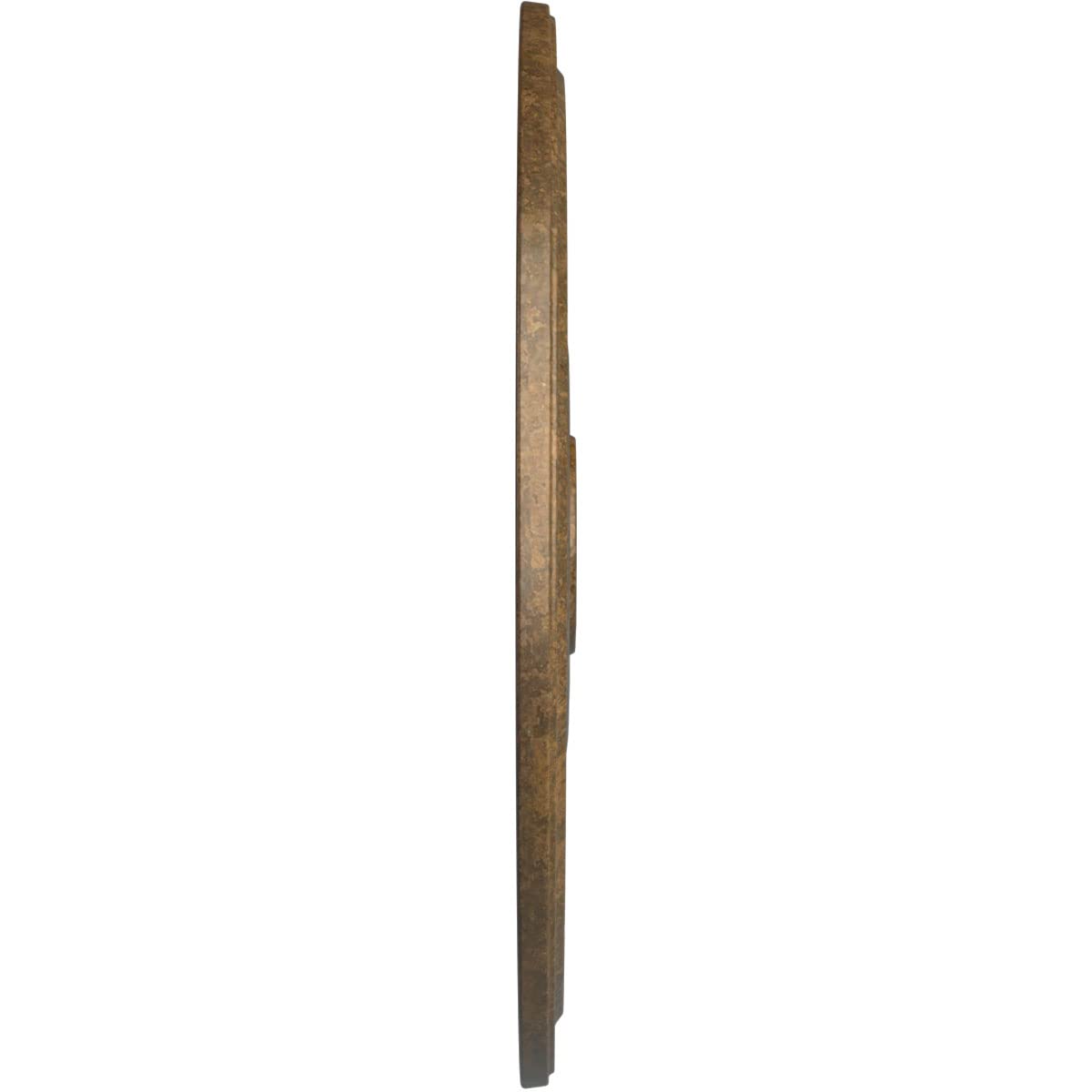 Ekena Millwork Cm24Dirzs Diane Ceiling Medallion, 24Od X 3 5/8Id X 1 1/4P (Fits Canopies Up To 6 1/4), Hand-Painted Rubbed Bronz