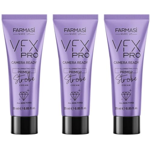 FARMASi VFX Pro Camera Ready Primer Makeup, Smoothing Face Primer, Evens the Appearance of Skin Tone & Redness, Hydrates &...