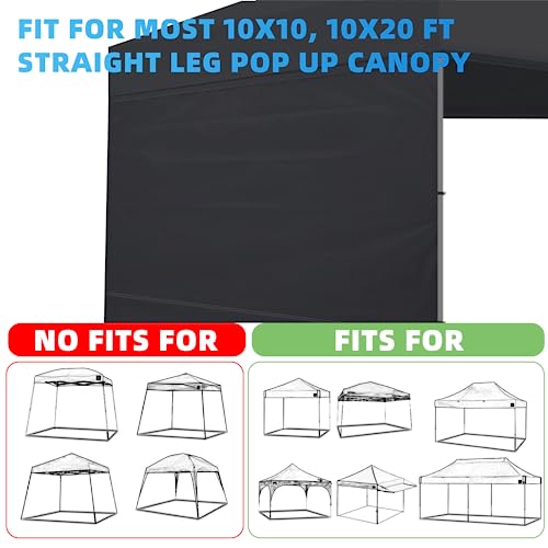 Joramoy Canopy Tent Sidewalls for 10×10 Pop Up Canopy, 3 Pack Instant Canopy Sunwall, Waterproof and UV Protection Canopy ...