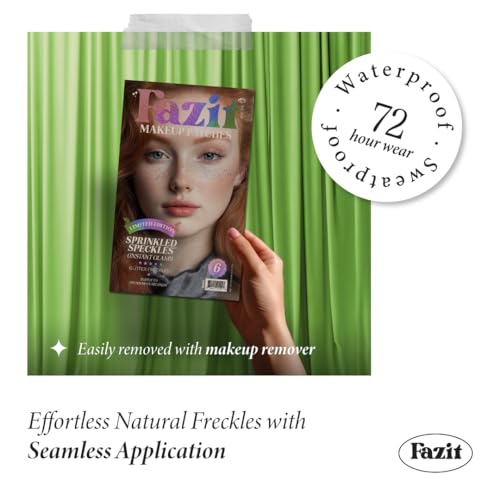 Fazit Makeup Patches - Sprinkled Speckles - Glow Up Make-Up Patches - Cute Glitter Makeup Accessories for Women - Cosmetic...