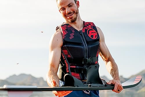 Full Throttle Adult Rapid Dry Neoprene USCGA Life Jacket for Water Sports, PWC & Boats