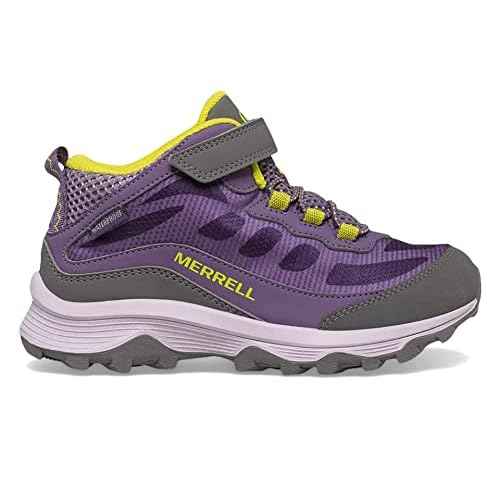 Merrell unisex-child Moab Speed Mid a/C Waterproof (Toddler/Little Kid/Big Kid) Hiking Boot