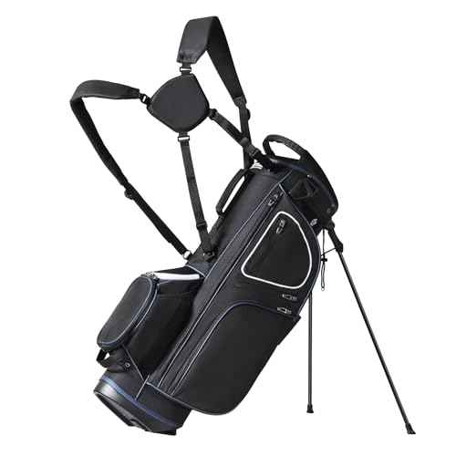 VEVOR Golf Cart Bag with 14 Way Organizer Divider Top, Premium Cart Bag with Stand, Durable Golf Bags with Handles & Dust Cover & Detachable Dual Strap for Men & Women