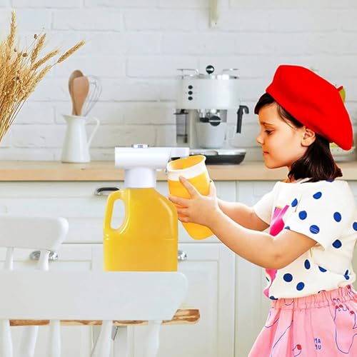 Automatic Drink Dispenser, Milk Dispenserfor Fridge Gallon, USB Rechargeable Food-Grade Touchless Beverage Dispenser-Elect...