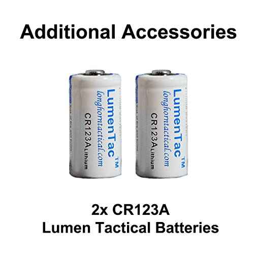 Nitecore P10 V2 1100 Lumen Tactical Flashlight with Hard Holster and Two LumenTac Batteries