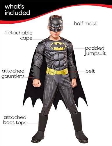 Rubies DC Comics Superheroes: Batman Costume for Kids, Boy's Small