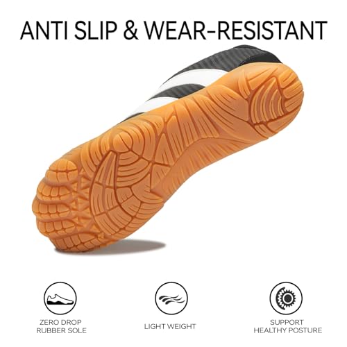 Barefoot Shoes Women Casual Sneakers,Wide Toe Box Shoes Women Zero Drop Barefoot Shoe Men,Minimalist Trail Running Shoe,No...