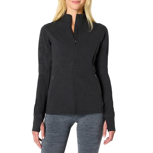 Amazon Essentials Women's Athletic Soft Performance Lightweight Zip Up Workout Running Jacket