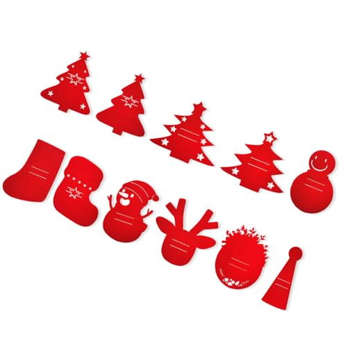 Christmas Table Setting Essential Cutlery Holders and Decorative Mats for Festival Dinners and Event Christmas Cutter Fork...