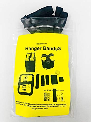 Ranger Bands® 18 Count Wide Extra Stretch Made from EPDM Rubber for Survival and Strapping Gear Made in The USA Tactical R...