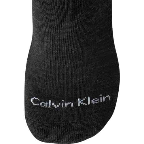 Calvin Klein Mens High Quarter Socks - 6 Pack Breathable Soft Cushioned Mini Crew Athletic Socks for Men (Shoe Size: 7-12)