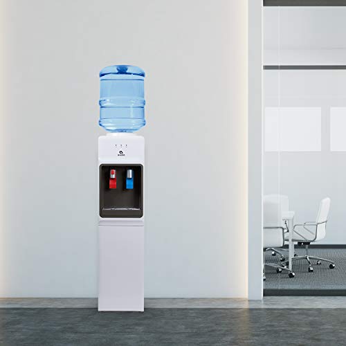 Avalon Top Loading Water Cooler Dispenser - Hot & Cold Water, Child Safety Lock, Innovative Slim Design, Holds 3 or 5 Gall...
