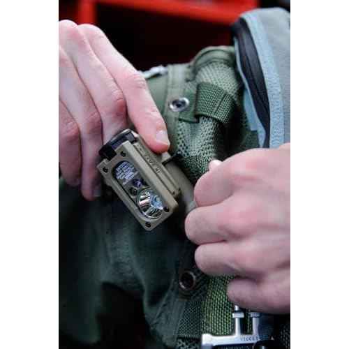 Streamlight 14104 Sidewinder Compact 55-Lumens Hands Free Military Flashlight with Lithium Battery in Clamshell, Coyote
