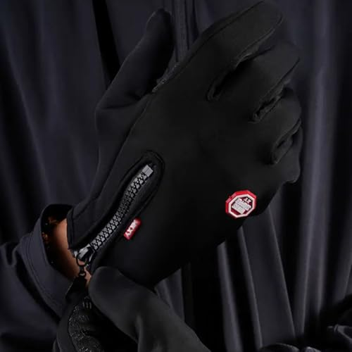 Winter Gloves for Men & Women - Upgraded Touch Screen Cold Weather Thermal Warm Knit Glove for Running, Driving, Hiking