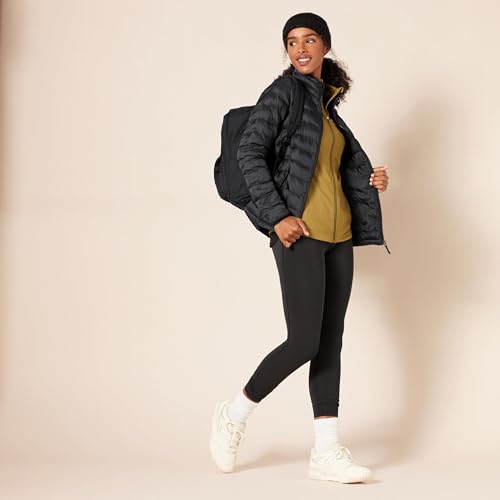 Amazon Essentials womens Lightweight Long-Sleeve Water-Resistant Packable Puffer Jacket (Available in Plus Size)