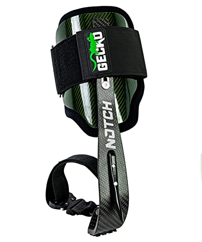 Notch Gecko Carbon Fiber 2.0 Climbers Includes Tree & Pole Gaffs, Quick Connect Straps, Adjustable Upper Cuffs, Rubber Sti...