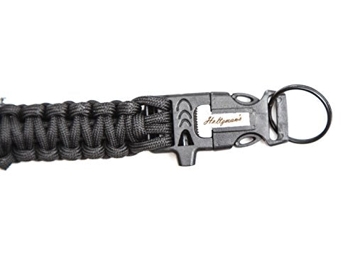 Ultimate 5-in-1 Paracord Keychain with Carabiner for Camping, Fishing, Hunting & Outdoor Emergencies | Multipurpose Surviv...