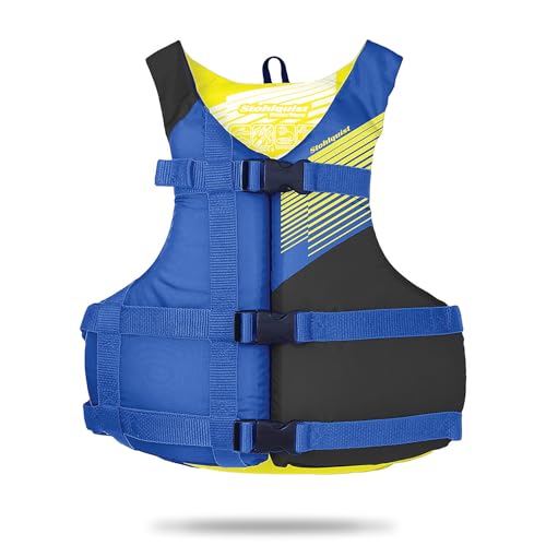Stohlquist Kids Life Jacket 50-90 lbs - Coast Guard Approved Life Vest - Type III PFD for Boys and Girls - Secure & Adjust...